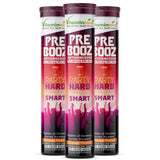 Vitaminnica Pre Booz- Hangover Relief Drink- 20 Effervescent Tablets– Pre & Post Party Recovery Supplement | With Vitamins, Minerals & Antioxidants | Helps Hydration, Liver Support, Energy & Detox