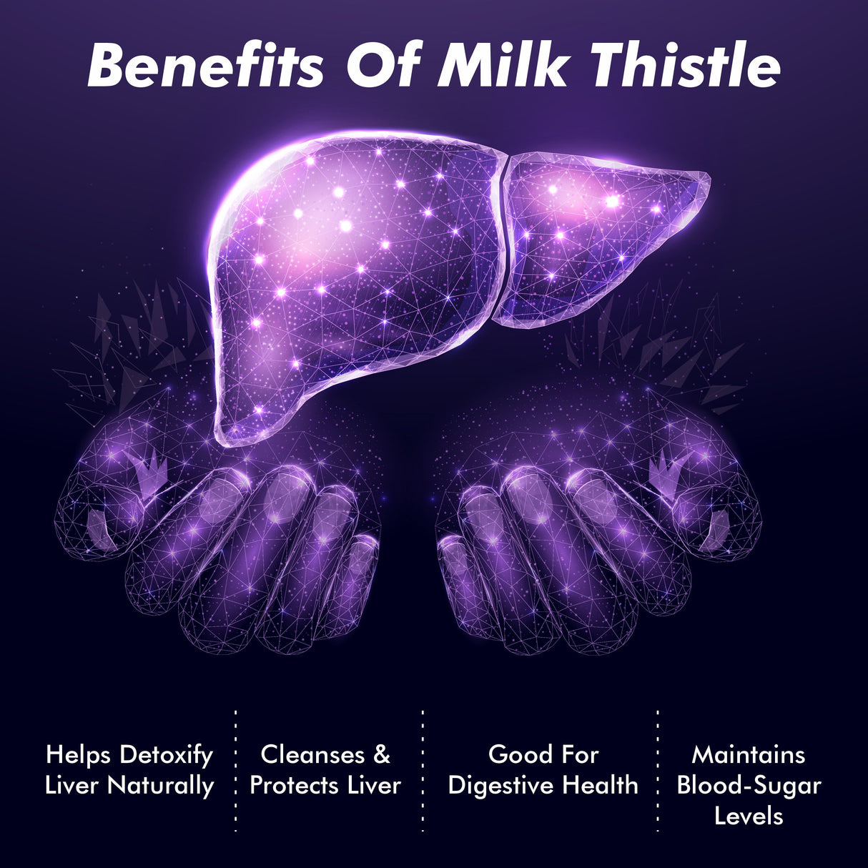 Vitaminnica Complete Liver Health System - Daily Synergy Bundle Combo- Milk Thistle 60 Capsules + 9in1 Liver Detox 20 Effervescent Tablets