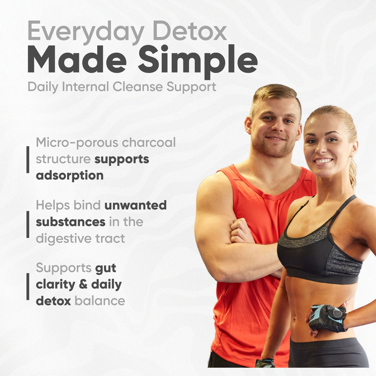 Vitaminnica Activated Charcoal 300mg- Supports Detox & Gas Relief- 60 Capsules