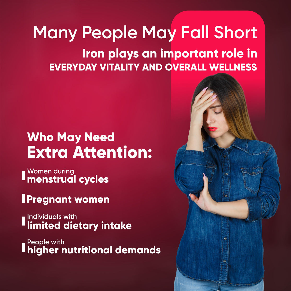 Vitaminnica Iron+Folic Acid- 60 Capsules