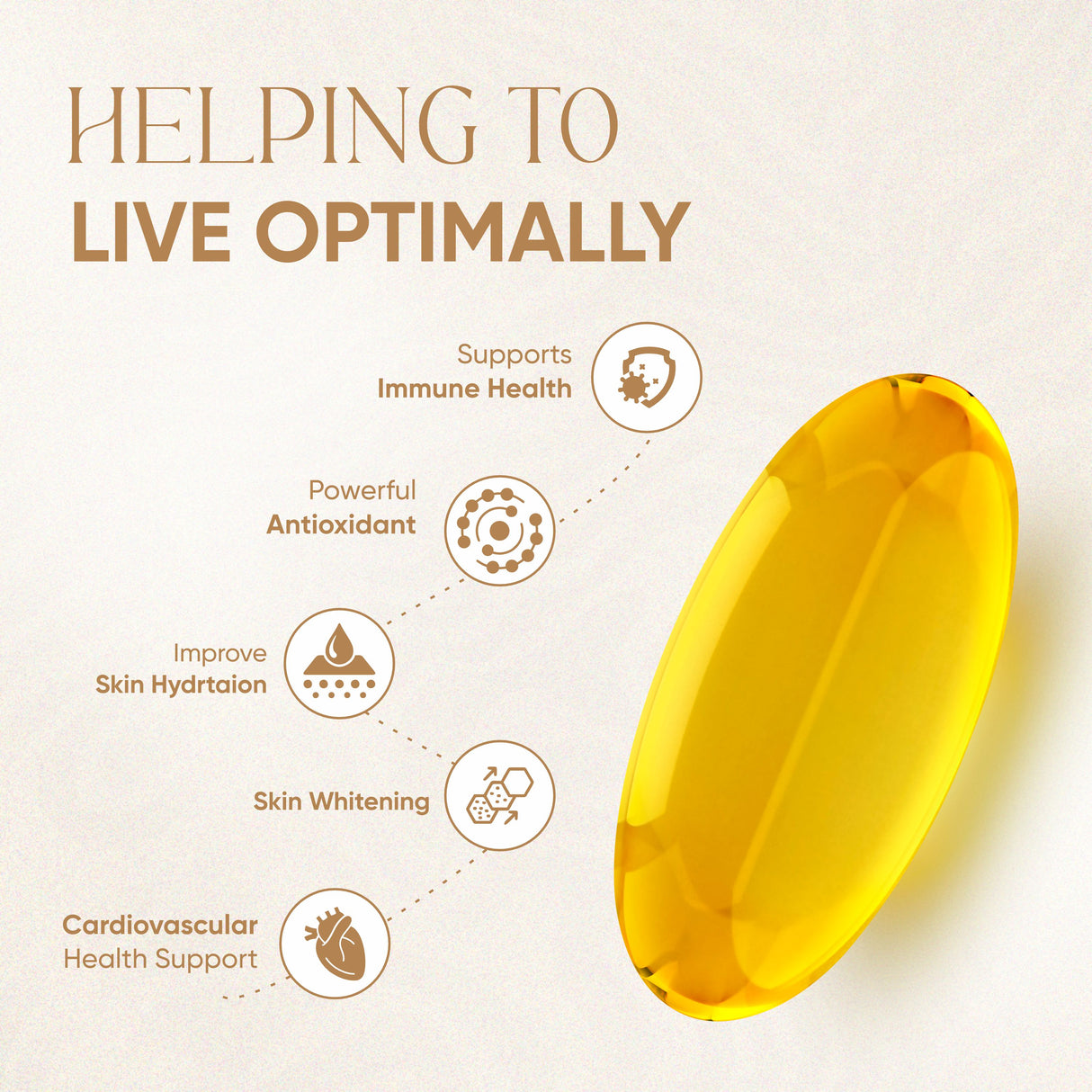 Vitaminnica Vitamin E- 120 Softgels | Antioxidant Support for Skin, Hair, Immunity & Cellular Protection