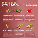 Vitaminnica Plant Collagen 60 Capsules + Free 11-in-1 Gluta Boost Tablets | Skin, Hair & Wellness Booster