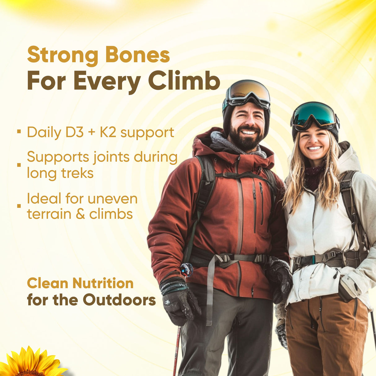 Vitaminnica Vitamin D3+K2 – Verbessert die Knochengesundheit – 60 Kapseln