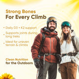 Vitaminnica Vitamin D3+K2 – Verbessert die Knochengesundheit – 60 Kapseln