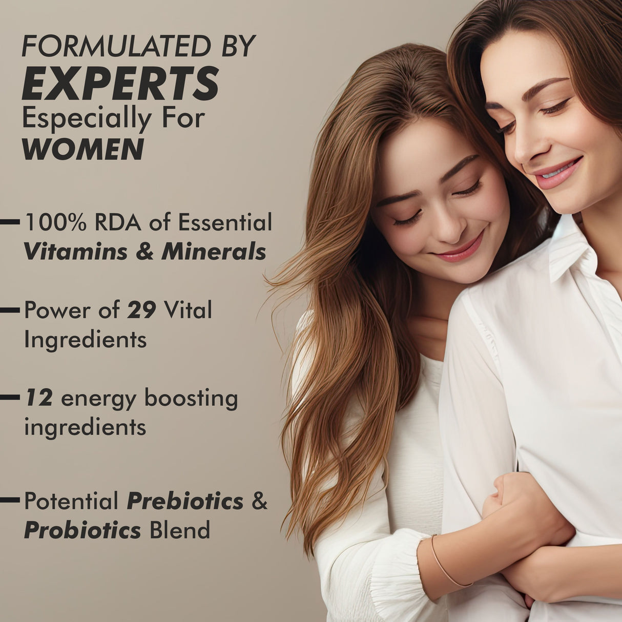 Vitaminnica Multi Vita Women (Multivitamine) – Verbessert das Energieniveau – 60 Tabletten