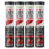 Vitaminnica 9-in-1 Liver Detox- 20 Effervescent Tablets – Advanced Liver Cleanse