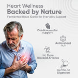 Vitaminnica Schwarzer Knoblauch – Bessere Immunität und Herzgesundheit – 60 Kapseln