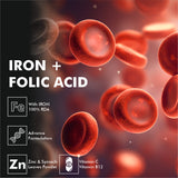 Vitaminnica Iron+Folic Acid- 60 Capsules