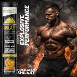 Vitaminnica Shilajit Resin 20g with Free Shilajit Effervescent Tablets Orange Flavour- 20 Count