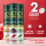 Vitaminnica ACV Moringa Effervescent- 15 Tablets | Supports Digestion, Detox & Weight Management