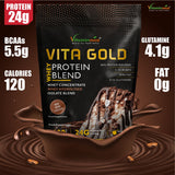 Vitaminnica Vita Gold Whey Protein - Irish Cholocate Flavour| 900gms