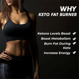 Vitaminnica Keto Fat Burner 60 Capsules with L-Carnitine 20 Effervescent Tablets Orange Flavour – Advanced Weight Management Combo | Metabolism Booster | Energy & Fat Loss Support | Keto Friendly Fat Burner