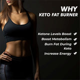 Vitaminnica Keto Fatburner – Gewichtsmanagement – ​​60 Kapseln