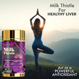 Vitaminnica Complete Liver Health System - Daily Synergy Bundle Combo- Milk Thistle 60 Capsules + 9in1 Liver Detox 20 Effervescent Tablets