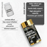 Vitaminnica Activated Charcoal 300mg- Supports Detox & Gas Relief- 60 Capsules