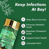 Vitaminnica Spirulina Super Green Foods – 60 Kapseln