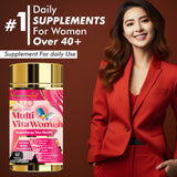 Vitaminnica Multi Vita Women (Multivitamine) – Verbessert das Energieniveau – 60 Tabletten