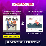 Vitaminnica Pre Booz- Hangover Relief Drink- 20 Effervescent Tablets– Pre & Post Party Recovery Supplement | With Vitamins, Minerals & Antioxidants | Helps Hydration, Liver Support, Energy & Detox