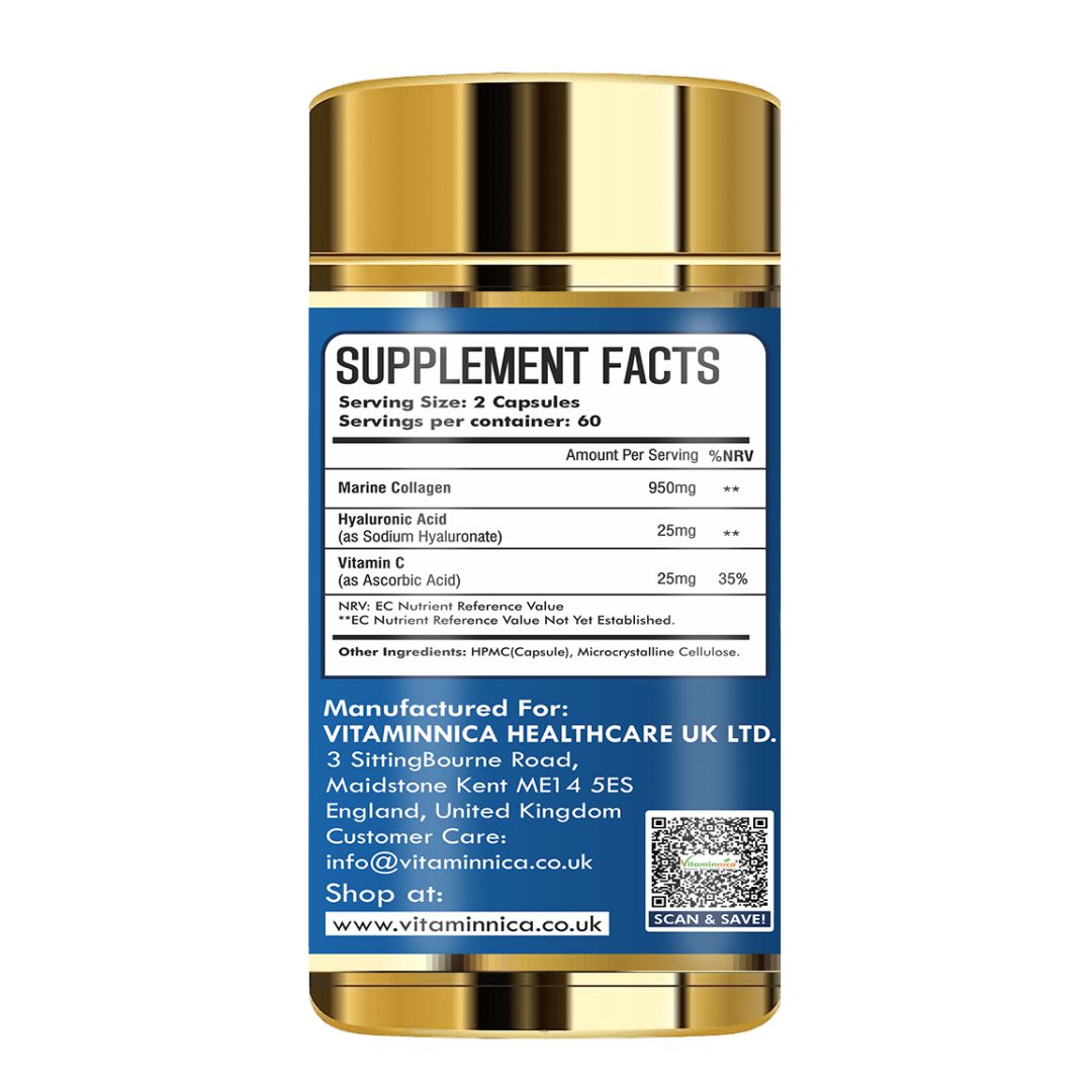 Vitaminnica Marine Collagen- 60 Capsules