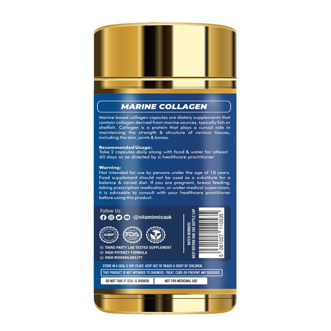 Vitaminnica Marine Collagen- 60 Capsules