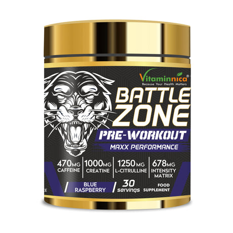 Sports Bundle- Vitaminnica Keto Fat Burner+ Battlezone Pre-workout + Creatine Monohydrate- 180 Capsules