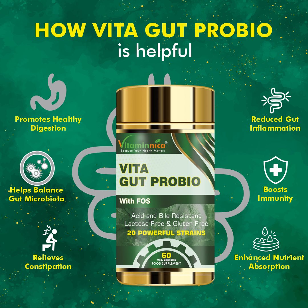 Vitaminnica Vita Gut Probio- 60 Capsules