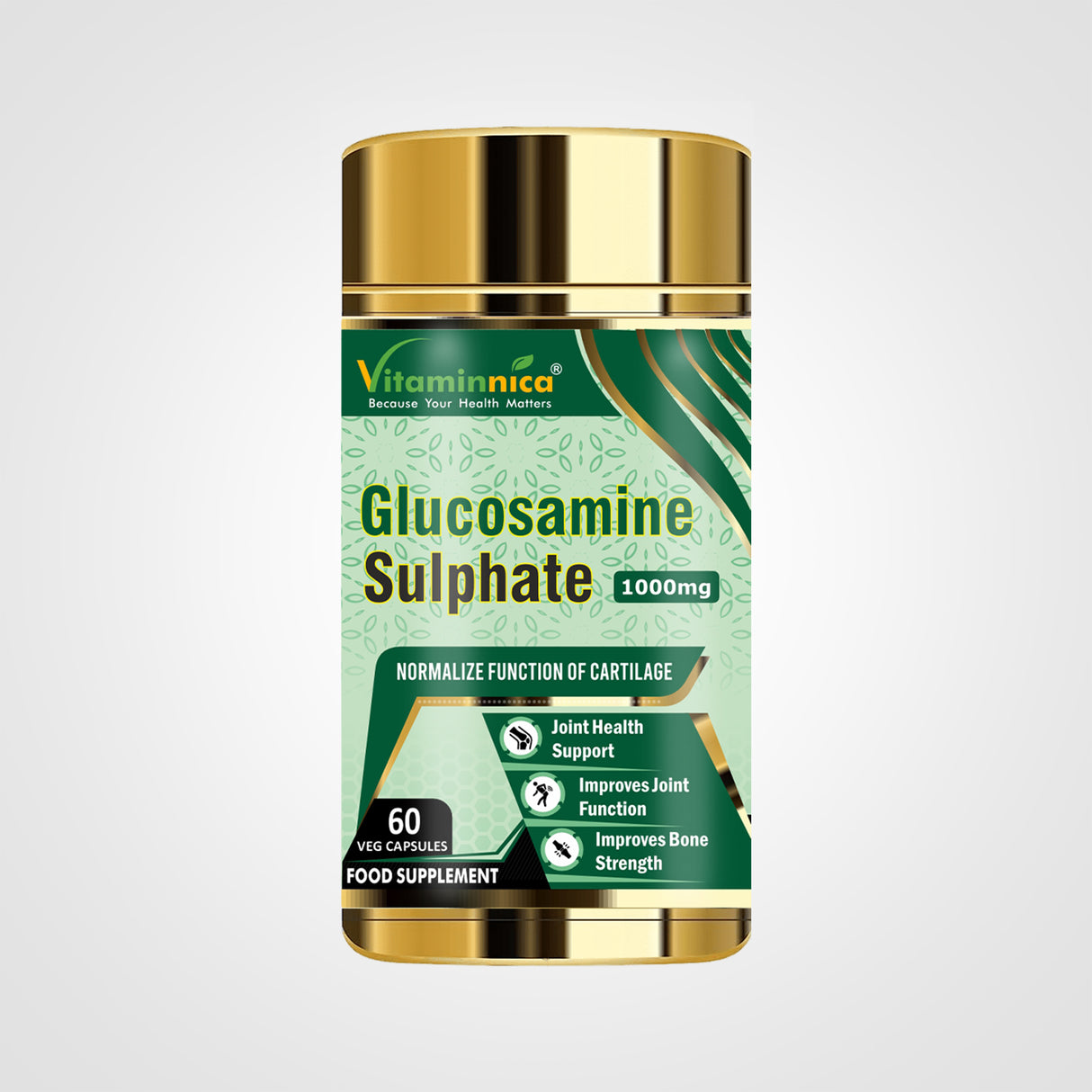 Vitaminnica Glucosamine Sulphate- 60 Capsules