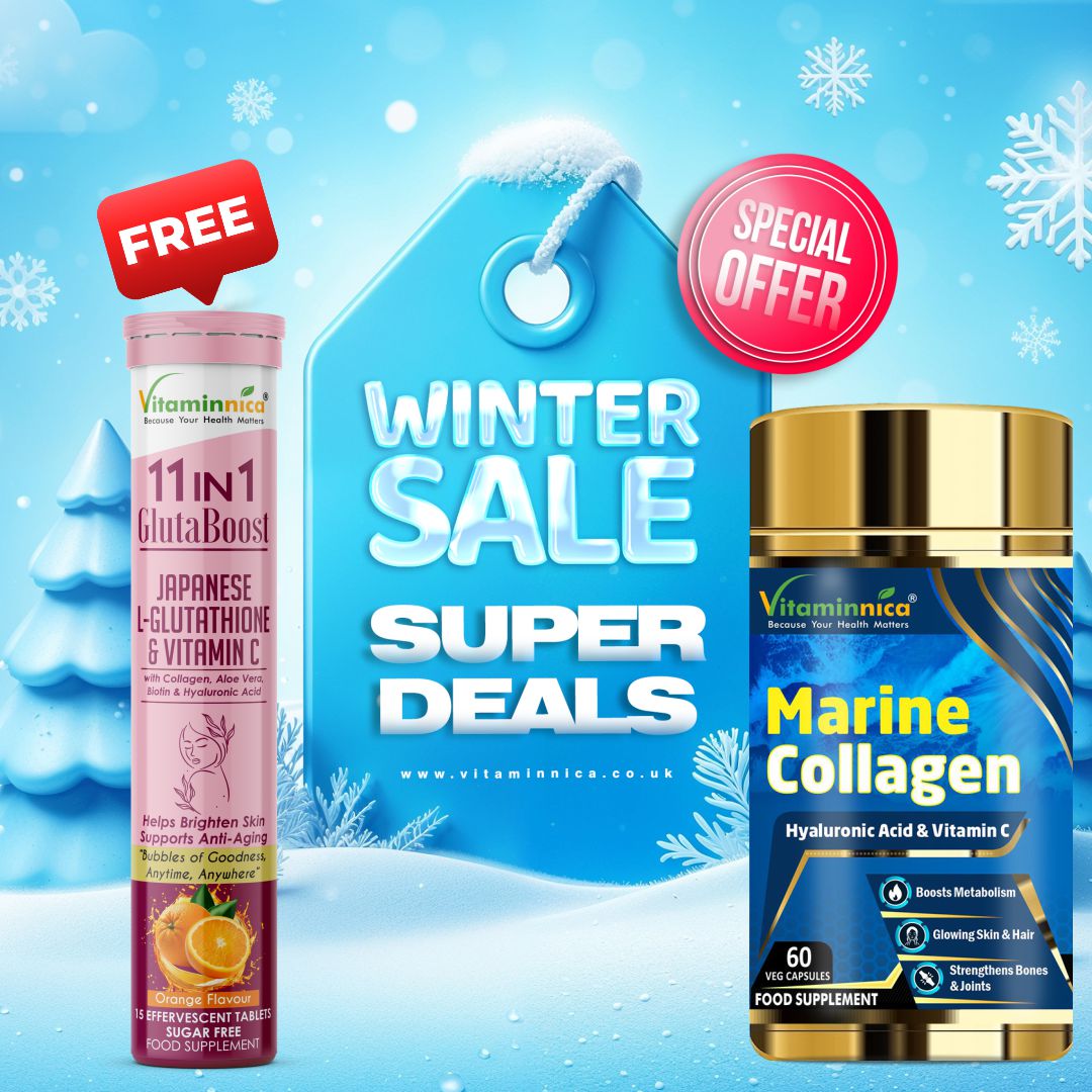 Vitaminnica Kollagen auf Meeresbasis – 60 Kapseln