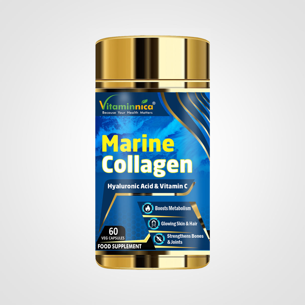 Vitaminnica Marine Collagen- 60 Capsules