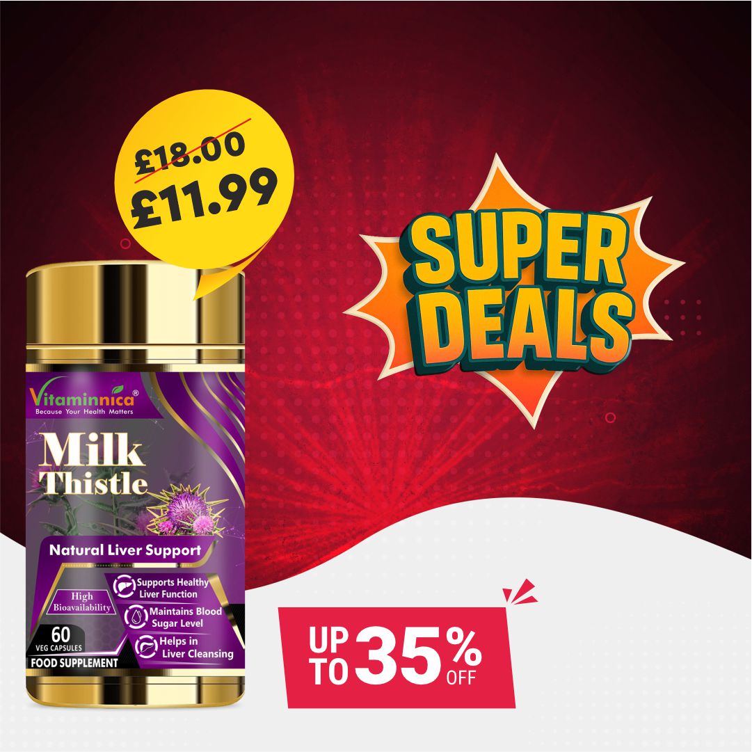 Vitaminnica Mariendistel – Natürliche Leberunterstützung – 60 Kapseln