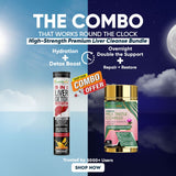 Vitaminnica High Strength Liver Cleanse Combo | 9in1 Liver Detox Effervescent + Milk Thistle Complex Capsules | Daily Liver Cleanse, Detox & Digestive Support