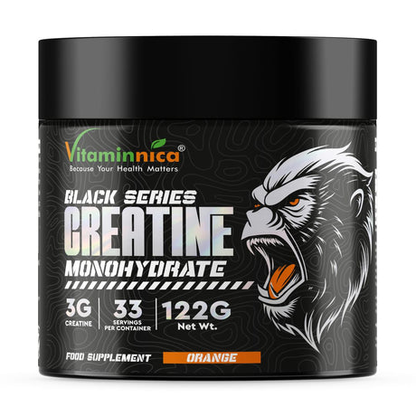 Vitaminnica Pure Creatine Monohydrate Powder- 33 Servings High Strength Formula for Men & Women | Premium Pre Post Workout Fitness Shake Supplement