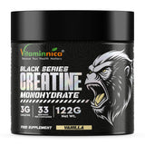 Vitaminnica Pure Creatine Monohydrate Powder- 33 Servings High Strength Formula for Men & Women | Premium Pre Post Workout Fitness Shake Supplement