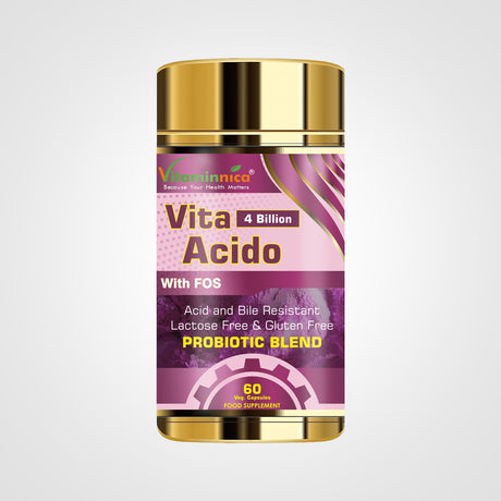 Image showing a container of Vitaminnica Vita Acido Probio with 60 capsules
