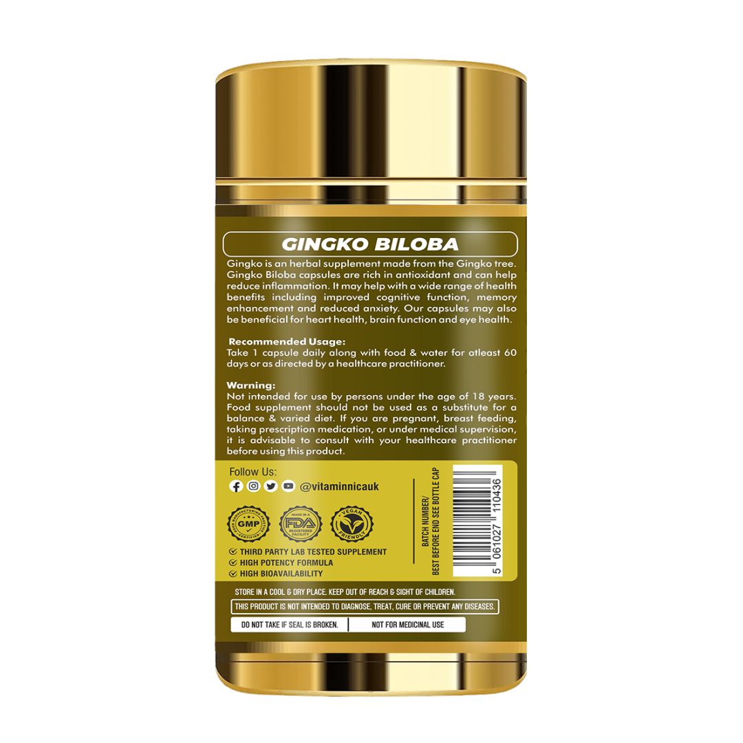 Vitaminnica Vita Gingko 500 mg - 60 gélules