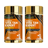 Vitaminnica Vita Tan Expert- Tanning Accelerator- 60 Vegan Capsules | Natural Sun Protector with Beta Carotene