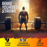Sports Bundle- Vitaminnica ZMA+ Battlezone Pre-workout + Creatine Monohydrate- 180 Capsules