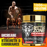 Sports Bundle- Vitaminnica Keto Fat Burner+ Battlezone Pre-workout + Creatine Monohydrate- 180 Capsules