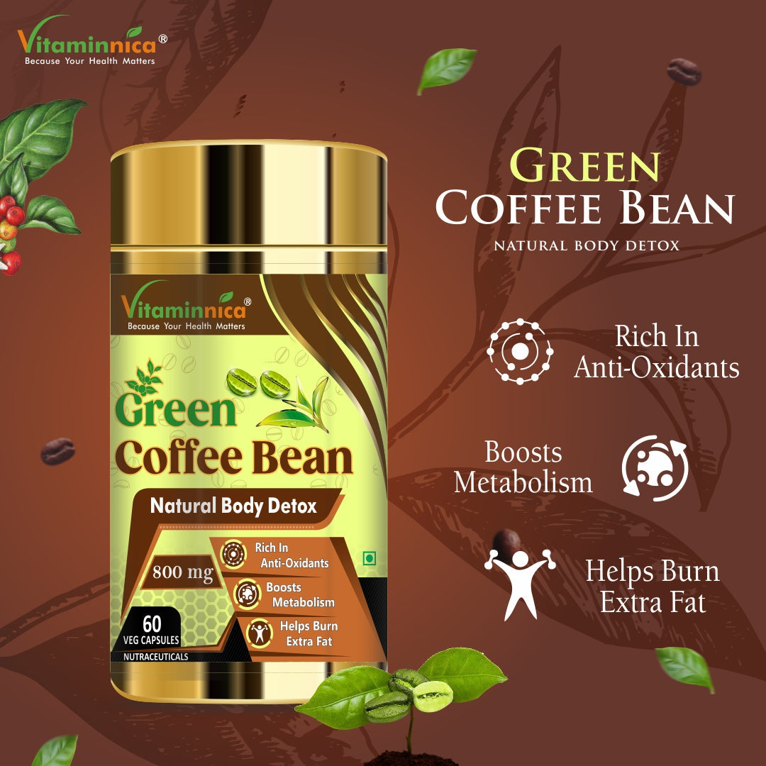 Vitaminnica Green Coffee Bean- 60 Capsules - vitaminnicahealthcare