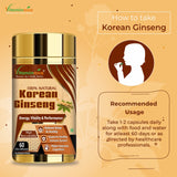Vitaminnica Korean Ginseng-60 Capsules - vitaminnicahealthcare